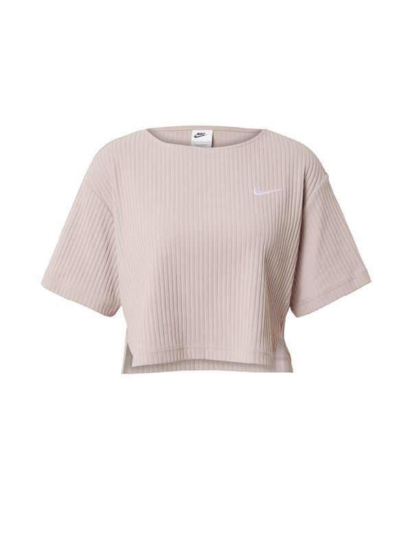 Nike Sportswear Nike Sportswear Majica  taupe siva / bijela