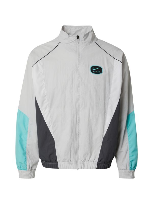 Nike Sportswear Nike Sportswear Prijelazna jakna 'AIR'  svijetlosiva / tamo siva