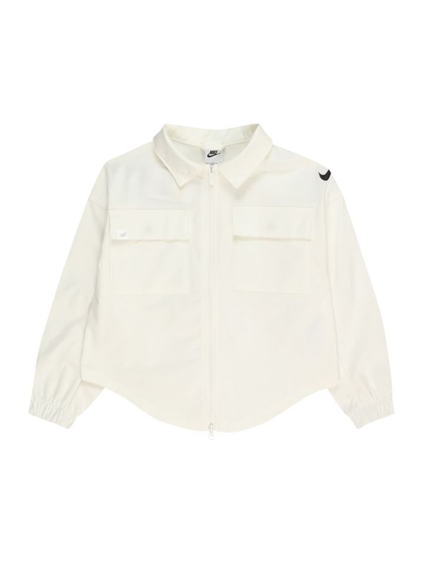 Nike Sportswear Nike Sportswear Prijelazna jakna  boja pijeska / crna