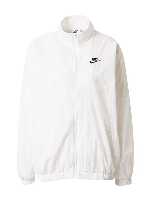 Nike Sportswear Nike Sportswear Prijelazna jakna  crna / bijela