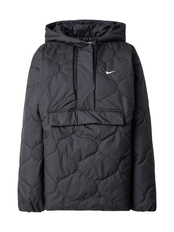 Nike Sportswear Nike Sportswear Prijelazna jakna 'Essential'  crna / bijela