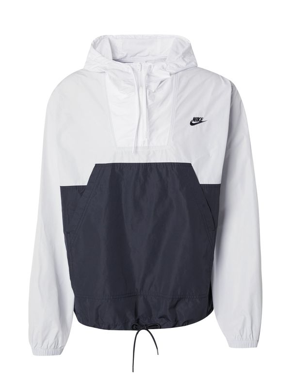 Nike Sportswear Nike Sportswear Prijelazna jakna 'MARINA'  tamo siva / bijela