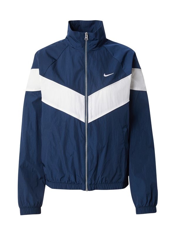 Nike Sportswear Nike Sportswear Prijelazna jakna  mornarsko plava / bijela