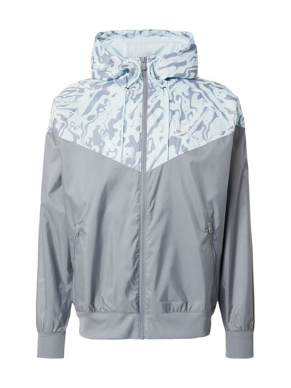 Nike Sportswear Nike Sportswear Prijelazna jakna  opal / pastelno plava / bazalt siva / bijela