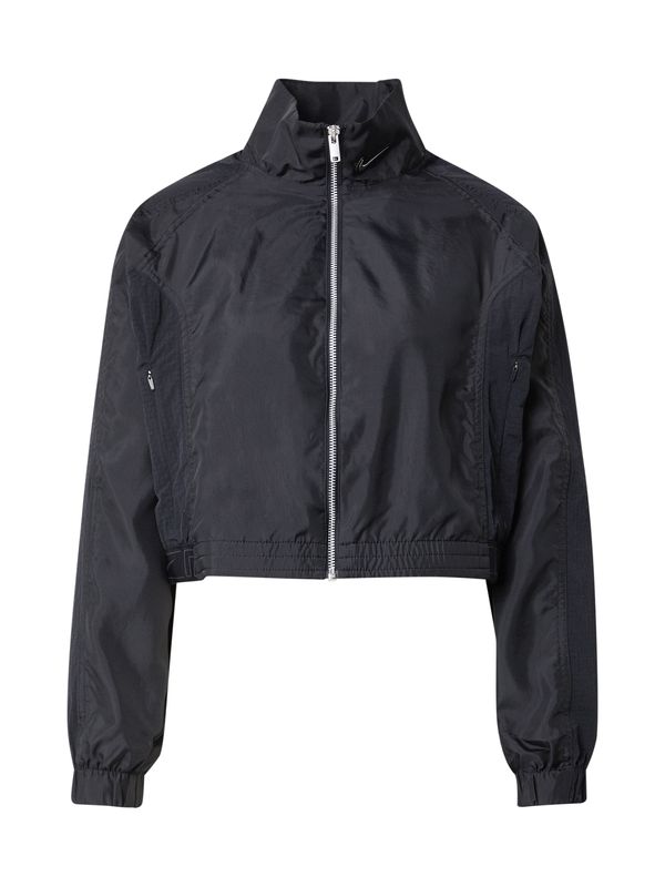 Nike Sportswear Nike Sportswear Prijelazna jakna  siva / crna