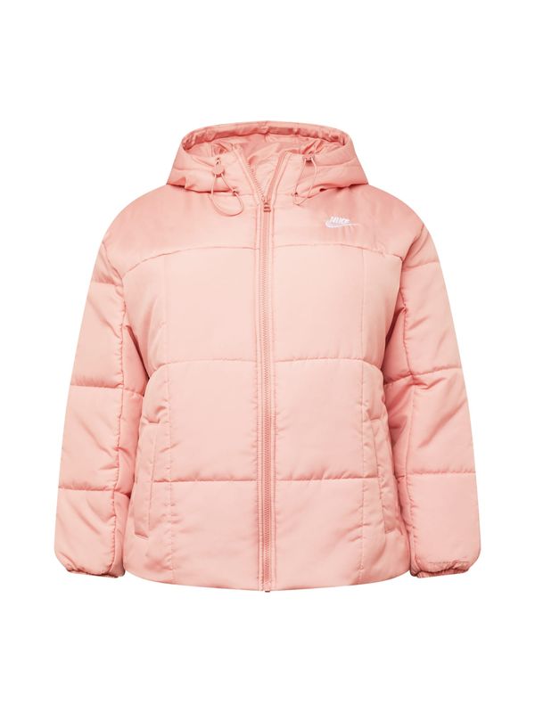 Nike Sportswear Nike Sportswear Sportska jakna  pastelno crvena / bijela