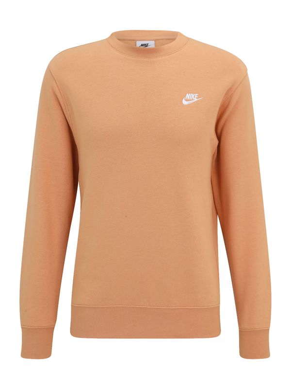 Nike Sportswear Nike Sportswear Sweater majica 'Club Fleece'  marelica / bijela