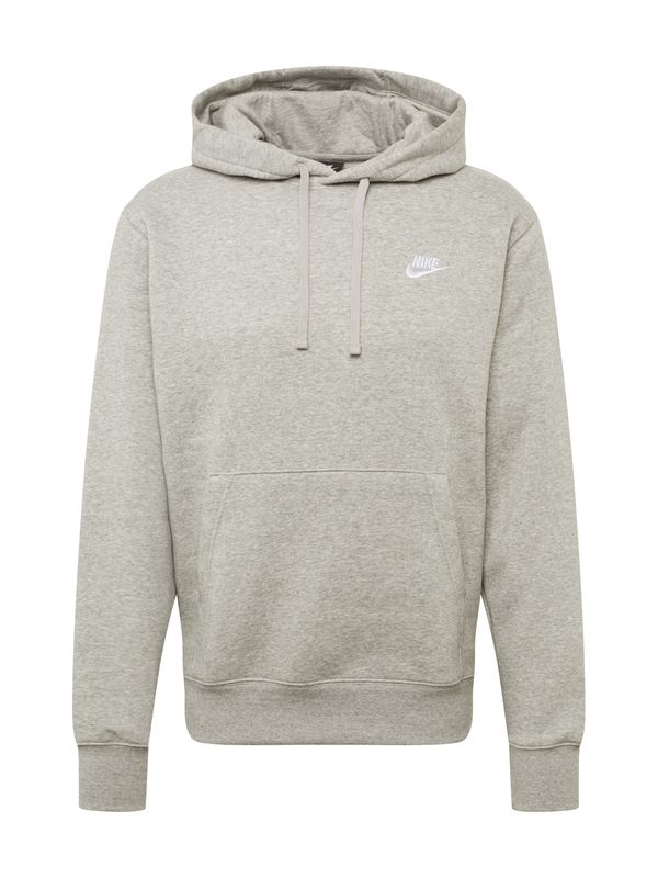 Nike Sportswear Nike Sportswear Sweater majica 'Club Fleece'  siva melange