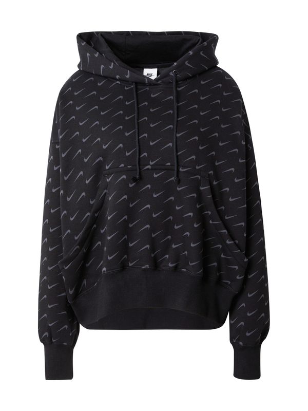 Nike Sportswear Nike Sportswear Sweater majica 'PHNX'  bazalt siva / crna