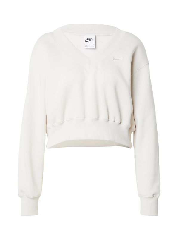 Nike Sportswear Nike Sportswear Sweater majica 'Phoenix Fleece'  prljavo bijela