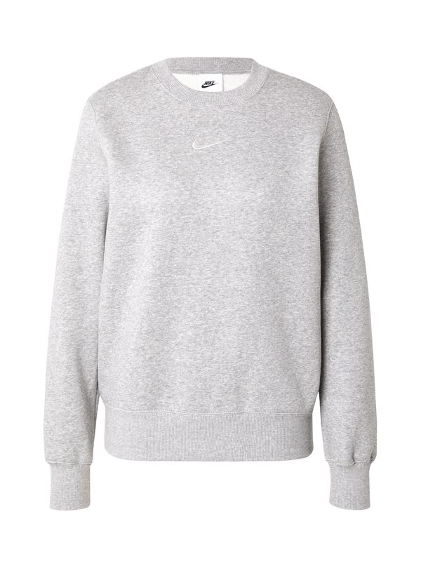 Nike Sportswear Nike Sportswear Sweater majica 'Phoenix Fleece'  siva melange