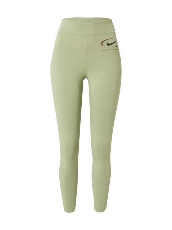 Nike Sportswear Nike Sportswear Tajice 'Swoosh'  smeđa / zelena / crna