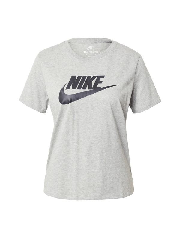 Nike Sportswear Nike Sportswear Tehnička sportska majica 'Essential'  siva melange / crna