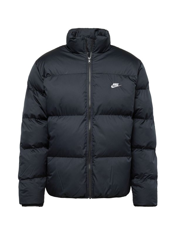 Nike Sportswear Nike Sportswear Zimska jakna 'Club'  crna / bijela
