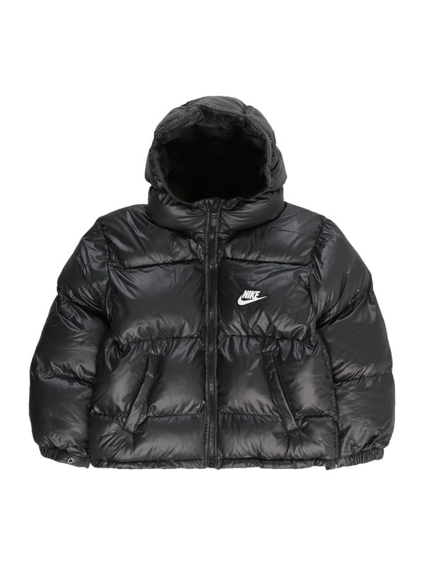 Nike Sportswear Nike Sportswear Zimska jakna  crna / bijela