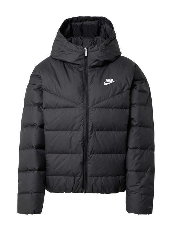 Nike Sportswear Nike Sportswear Zimska jakna  crna / bijela