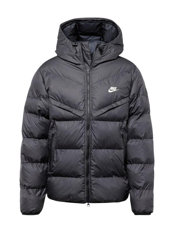 Nike Sportswear Nike Sportswear Zimska jakna  crna / bijela