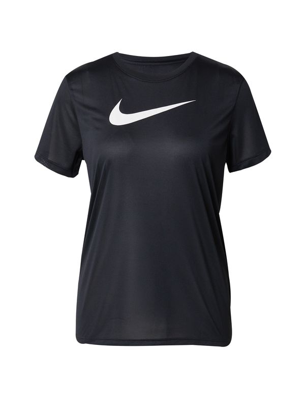 NIKE NIKE Tehnička sportska majica  crna / bijela