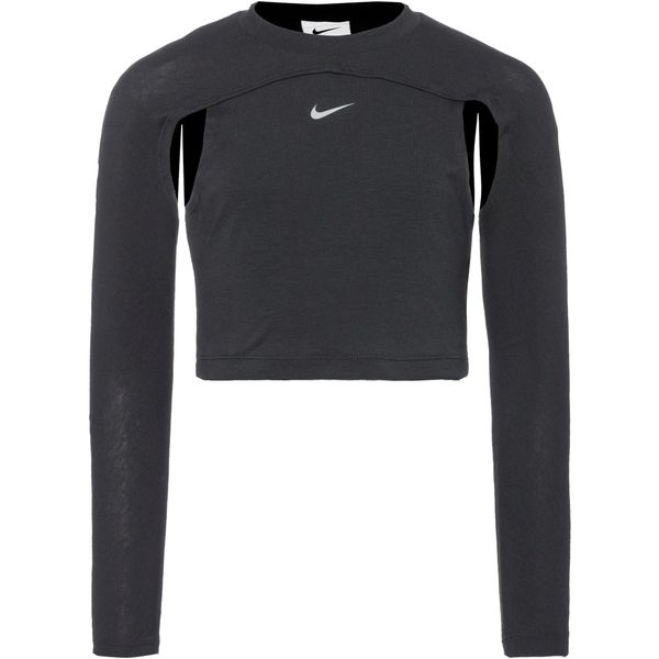 NIKE NIKE Tehnička sportska majica  crna / bijela