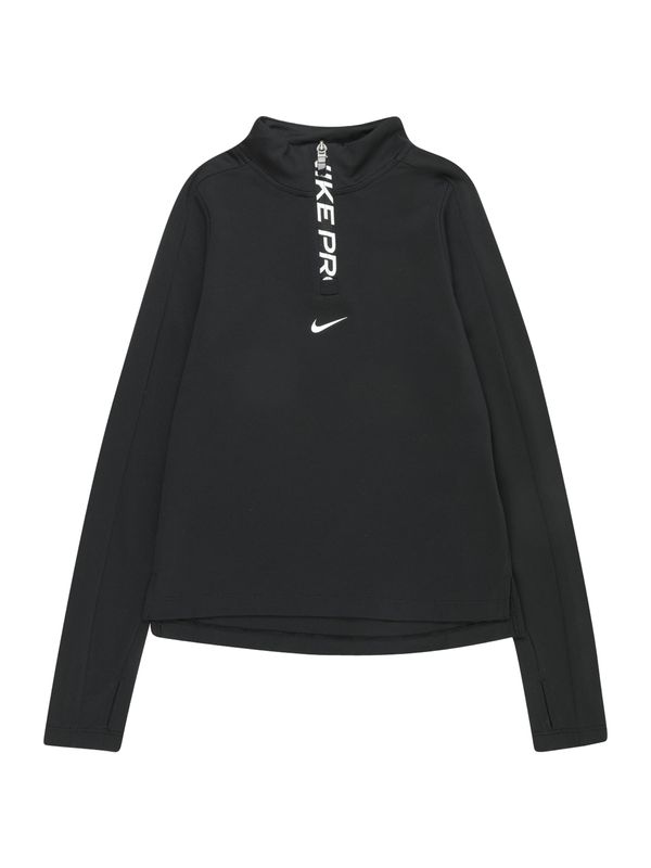 NIKE NIKE Tehnička sportska majica  crna / bijela