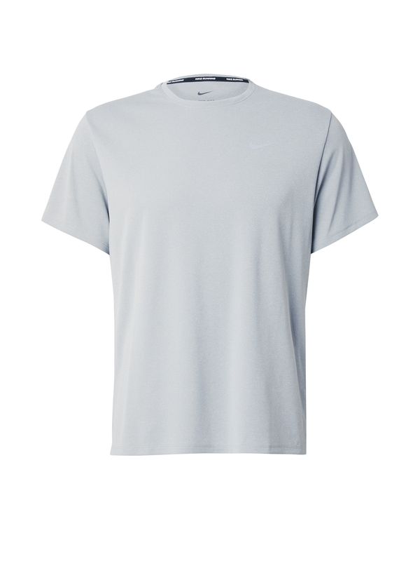 NIKE NIKE Tehnička sportska majica 'MILER'  siva / svijetlosiva