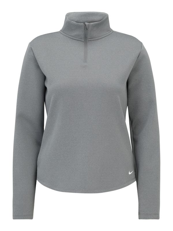 NIKE NIKE Tehnička sportska majica 'ONE'  tamo siva / bijela