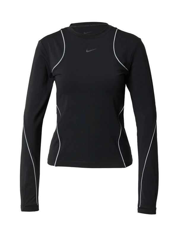 NIKE NIKE Tehnička sportska majica 'Running Division'  crna / bijela
