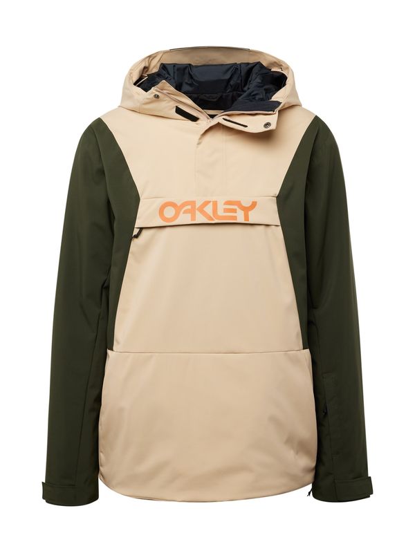 OAKLEY OAKLEY Outdoor jakna  sivkasto bež / tamno zelena / koraljna