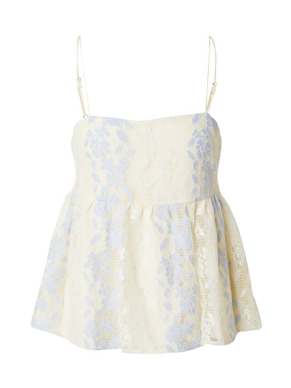OBJECT OBJECT Bluza 'OBJBOBBI'  boja pijeska / golublje plava / zlatna