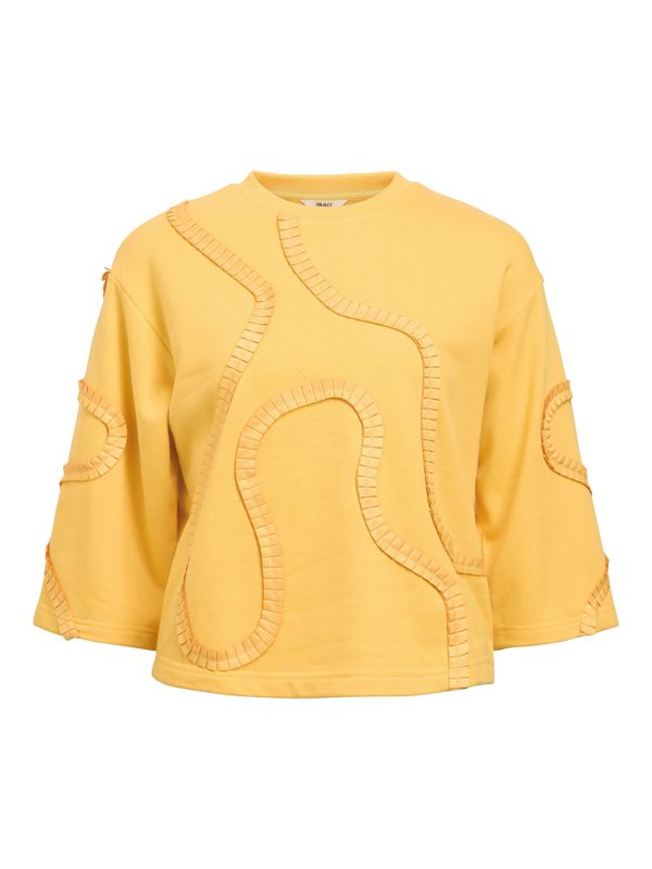 OBJECT OBJECT Sweater majica 'OBJLIV'  žuta