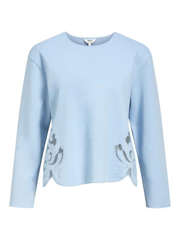 OBJECT OBJECT Sweater majica 'OBJPAOLA'  svijetloplava