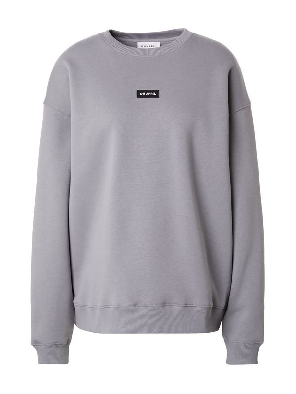 OH APRIL OH APRIL Sweater majica  tamo siva / crna