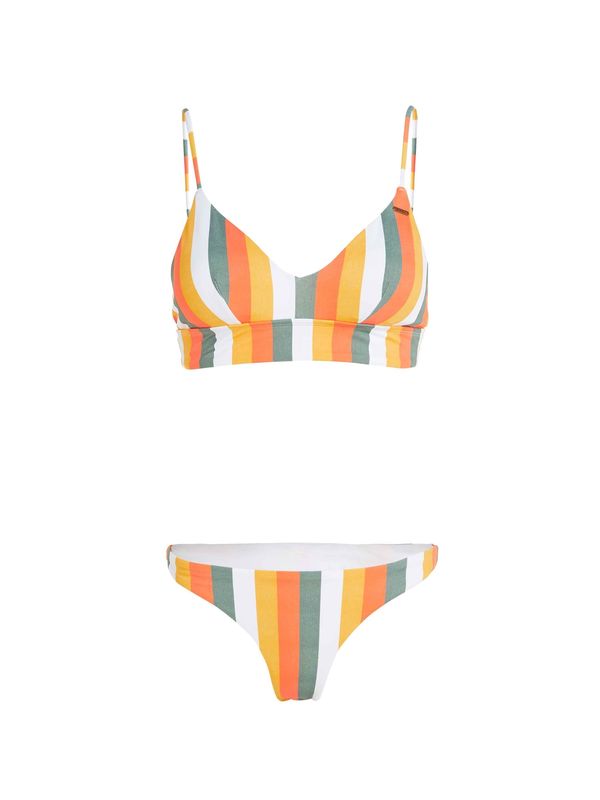 O'NEILL O'NEILL Bikini 'Wave Skye'  bazalt siva / narančasta / ciglasto crvena / prljavo bijela