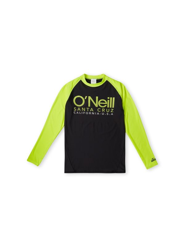 O'NEILL O'NEILL Tehnička sportska majica 'Cali'  neonsko zelena / crna