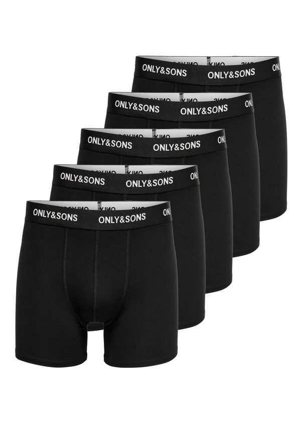 Only & Sons Only & Sons Bokserice 'FITZ'  crna / bijela