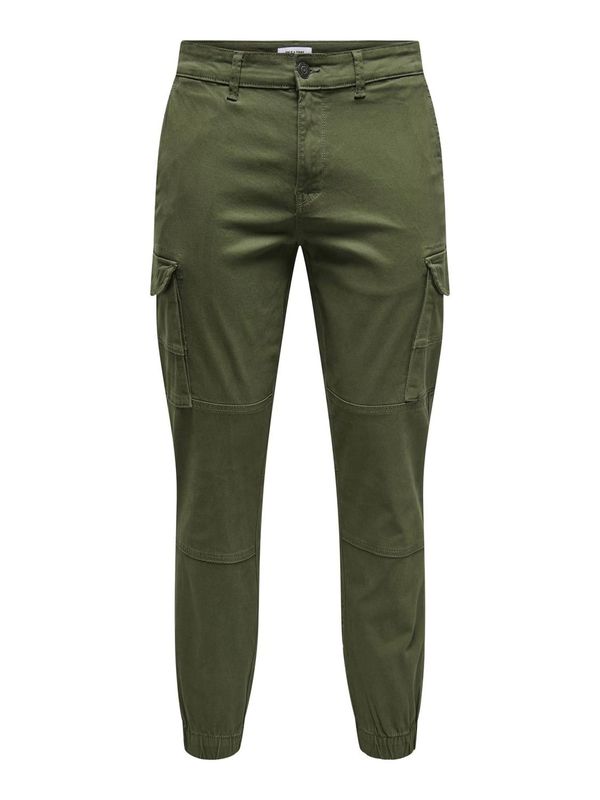 Only & Sons Only & Sons Cargo hlače 'Carter'  tamno zelena