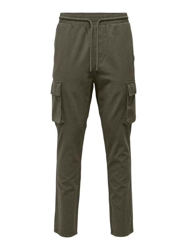 Only & Sons Only & Sons Cargo hlače 'LINUS'  maslinasta