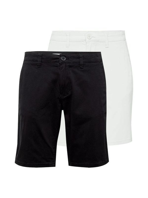 Only & Sons Only & Sons Chino hlače 'CAM'  crna / bijela