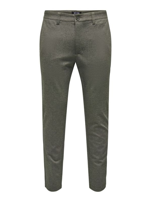 Only & Sons Only & Sons Chino hlače 'Mark'  kraljevski zelena / prljavo bijela