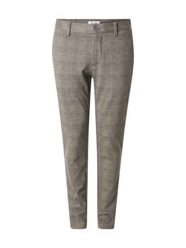 Only & Sons Only & Sons Chino hlače 'ONSMARK'  moka smeđa / prljavo bijela
