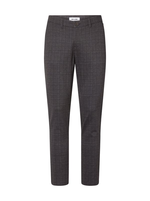 Only & Sons Only & Sons Chino hlače 'ONSMARK'  siva / tamo siva