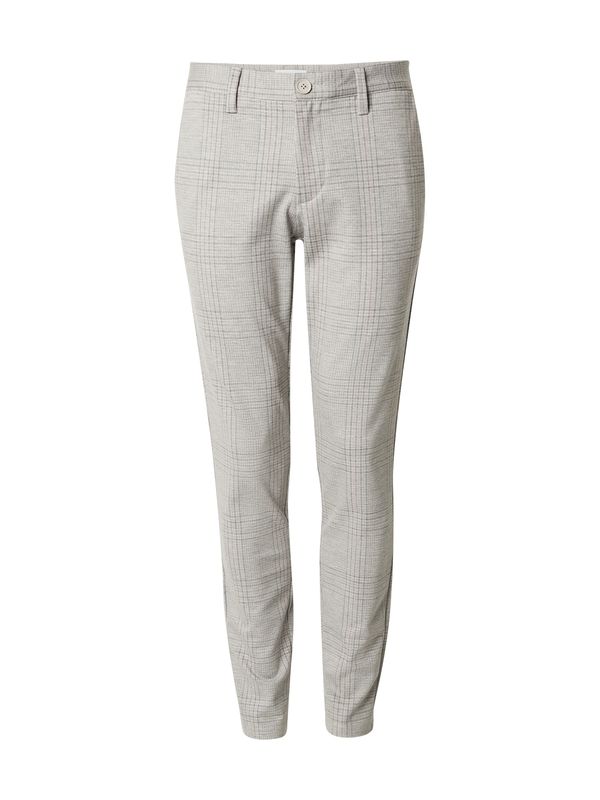 Only & Sons Only & Sons Chino hlače 'ONSMARK'  tamno bež / antracit siva / ljubičasto crvena