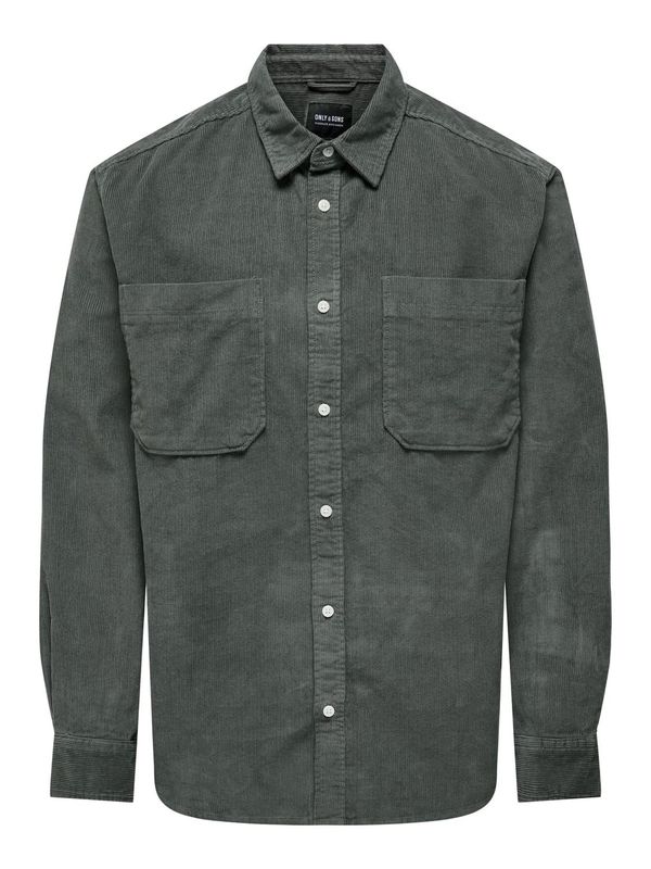 Only & Sons Only & Sons Košulja 'ONSAlp'  tamo siva
