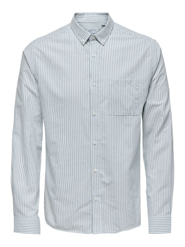 Only & Sons Only & Sons Košulja 'ONSALVARO'  zelena / prljavo bijela