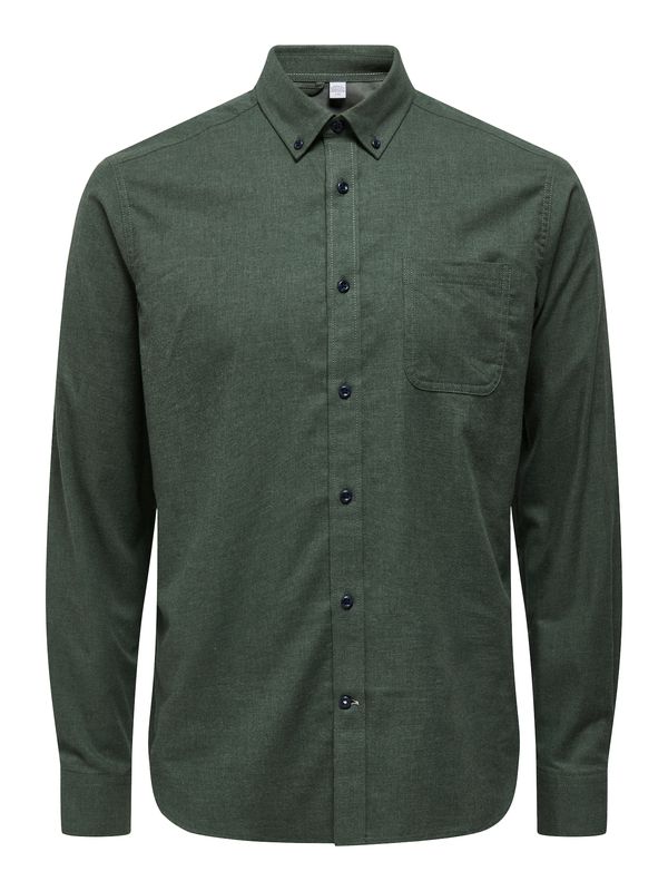Only & Sons Only & Sons Košulja 'ONSRoad'  tamno zelena