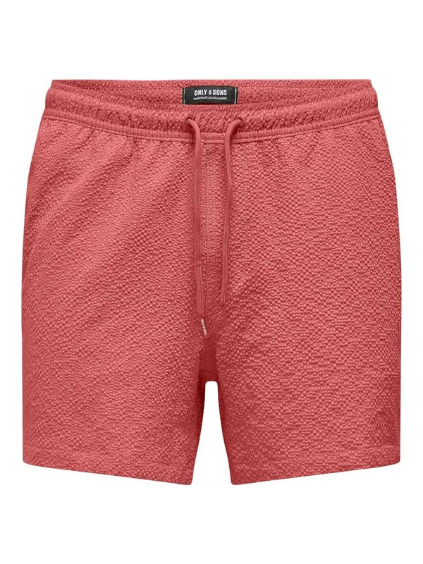 Only & Sons Only & Sons Kupaće hlače 'ONSTED'  pastelno crvena