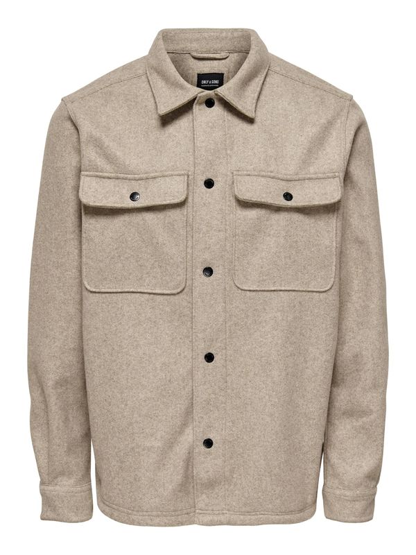 Only & Sons Only & Sons Prijelazna jakna 'Ash'  bež melange