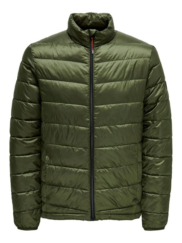 Only & Sons Only & Sons Prijelazna jakna 'Carven'  maslinasta / crna