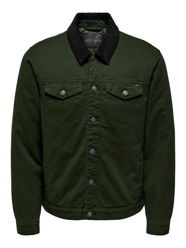 Only & Sons Only & Sons Prijelazna jakna 'LOUIS'  tamno zelena