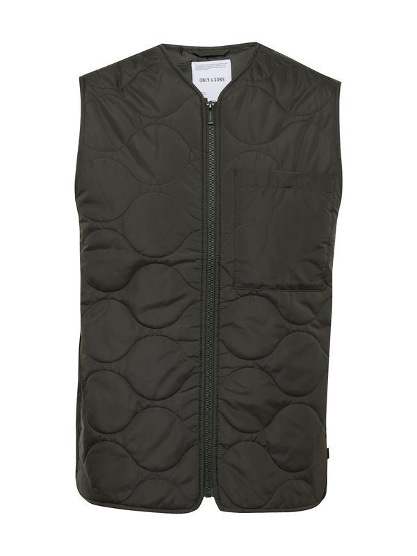 Only & Sons Only & Sons Prsluk 'ONSART'  tamno zelena